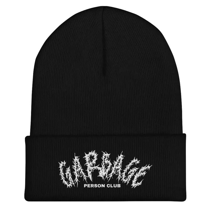 Embroidered Garbage Person Club Beanie